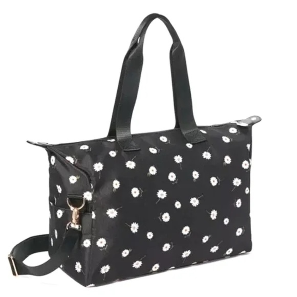 Alice and Olivia Daisy Duffel Weekender Tote Bag - Picture 3 of 13